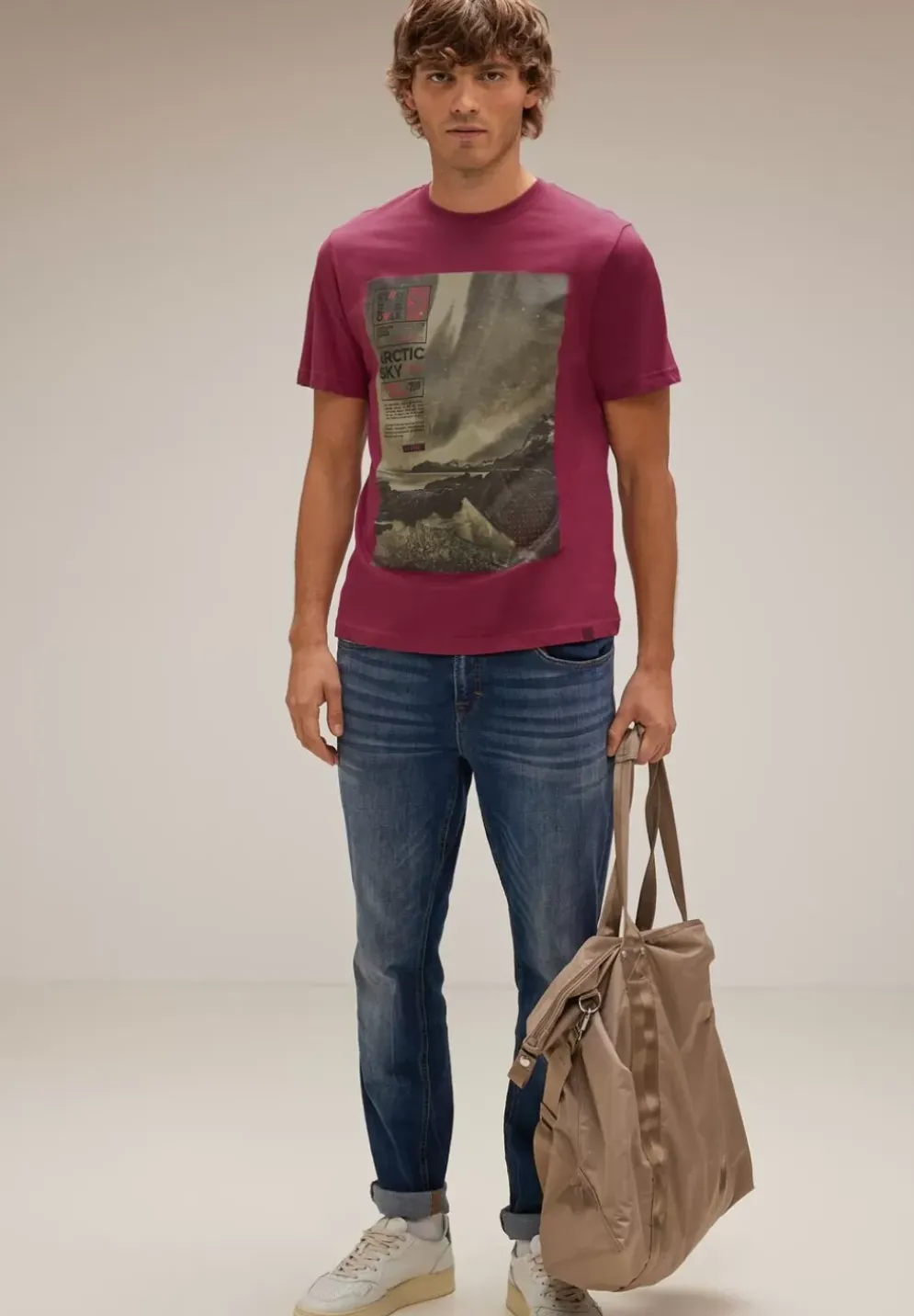 Arctic Sky Foto T-Shirt