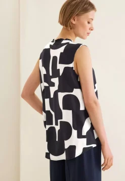 Armellose Printbluse