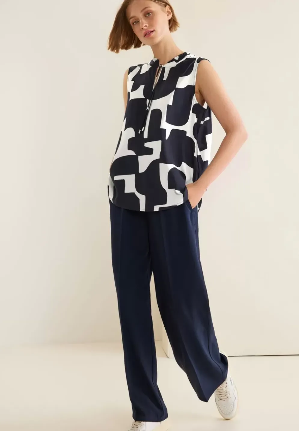 Armellose Printbluse