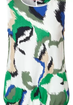 Armellose Printbluse