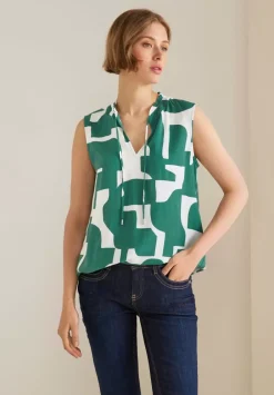 Armellose Printbluse