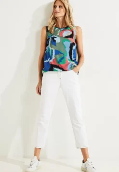 Armellose Printbluse