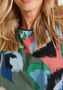Armellose Printbluse
