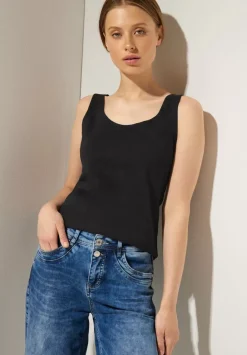 Armelloses Shirt In Unifarbe
