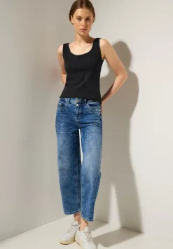 Armelloses Shirt In Unifarbe