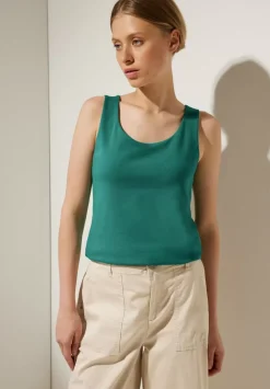 Armelloses Shirt In Unifarbe