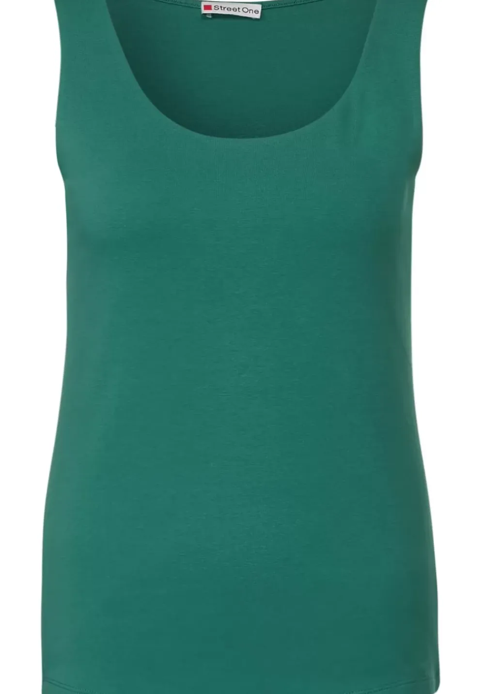 Armelloses Shirt In Unifarbe