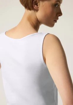Armelloses Shirt In Unifarbe