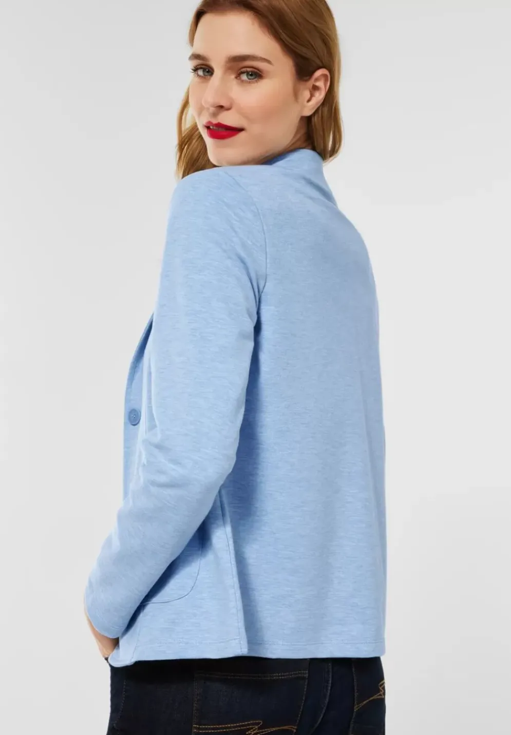 Basic Blazer In Unifarbe