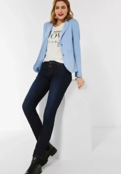 Basic Blazer In Unifarbe