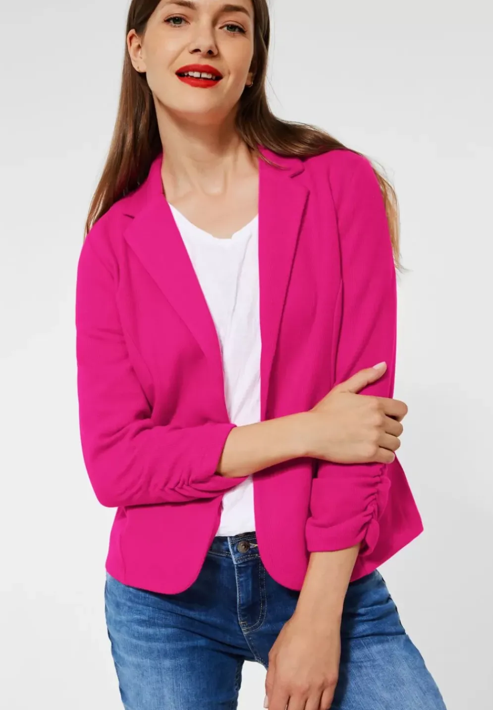 Basic Blazer In Unifarbe