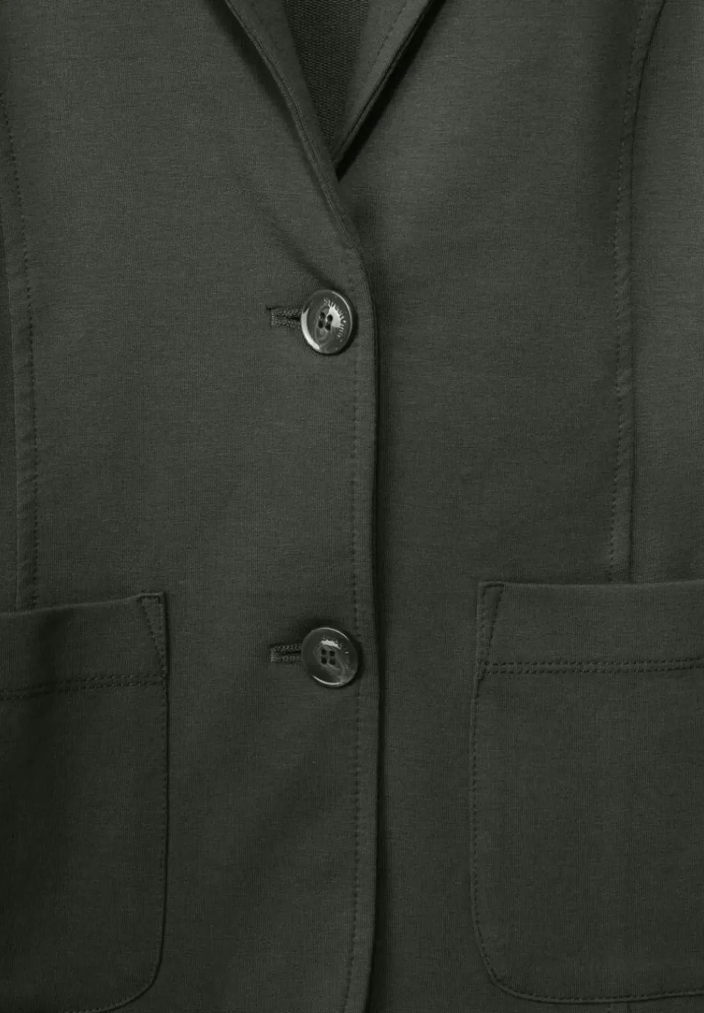 Basic Blazer In Unifarbe