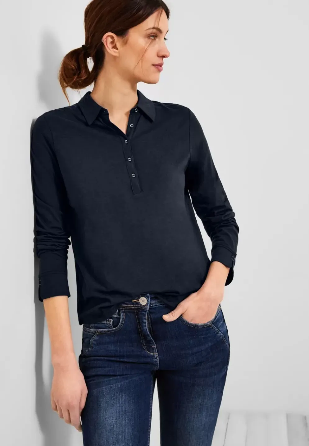 Basic Blusenshirt