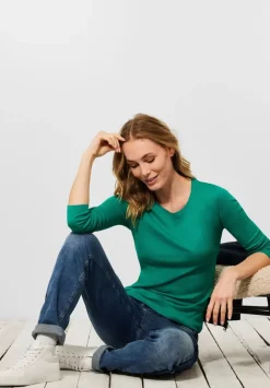 Basic Langarmshirt
