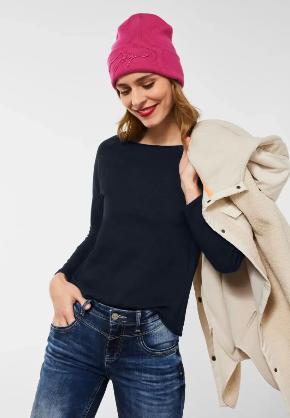 Basic Langarmshirt