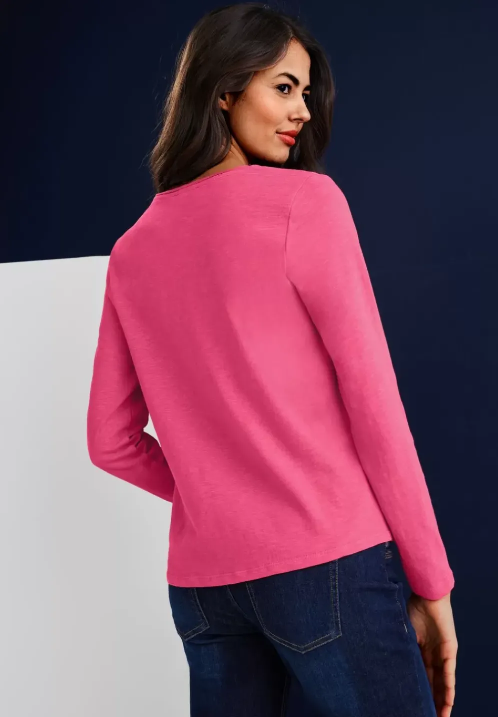 Basic Langarmshirt