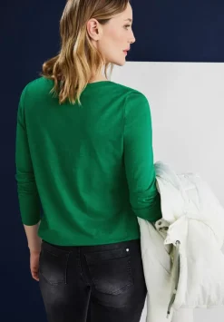 Basic Langarmshirt