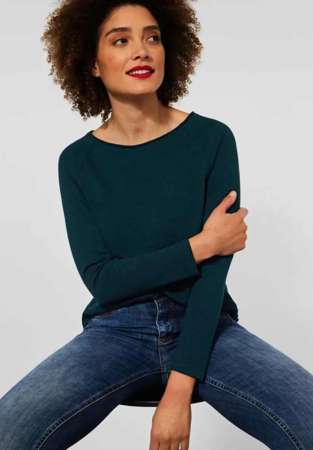 Basic Langarmshirt