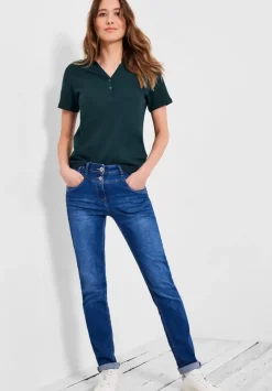 Basic Poloshirt In Unifarbe