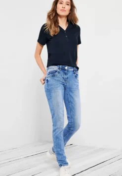 Basic Poloshirt In Unifarbe