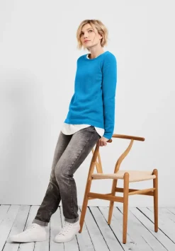 Basic Pullover Mit Struktur