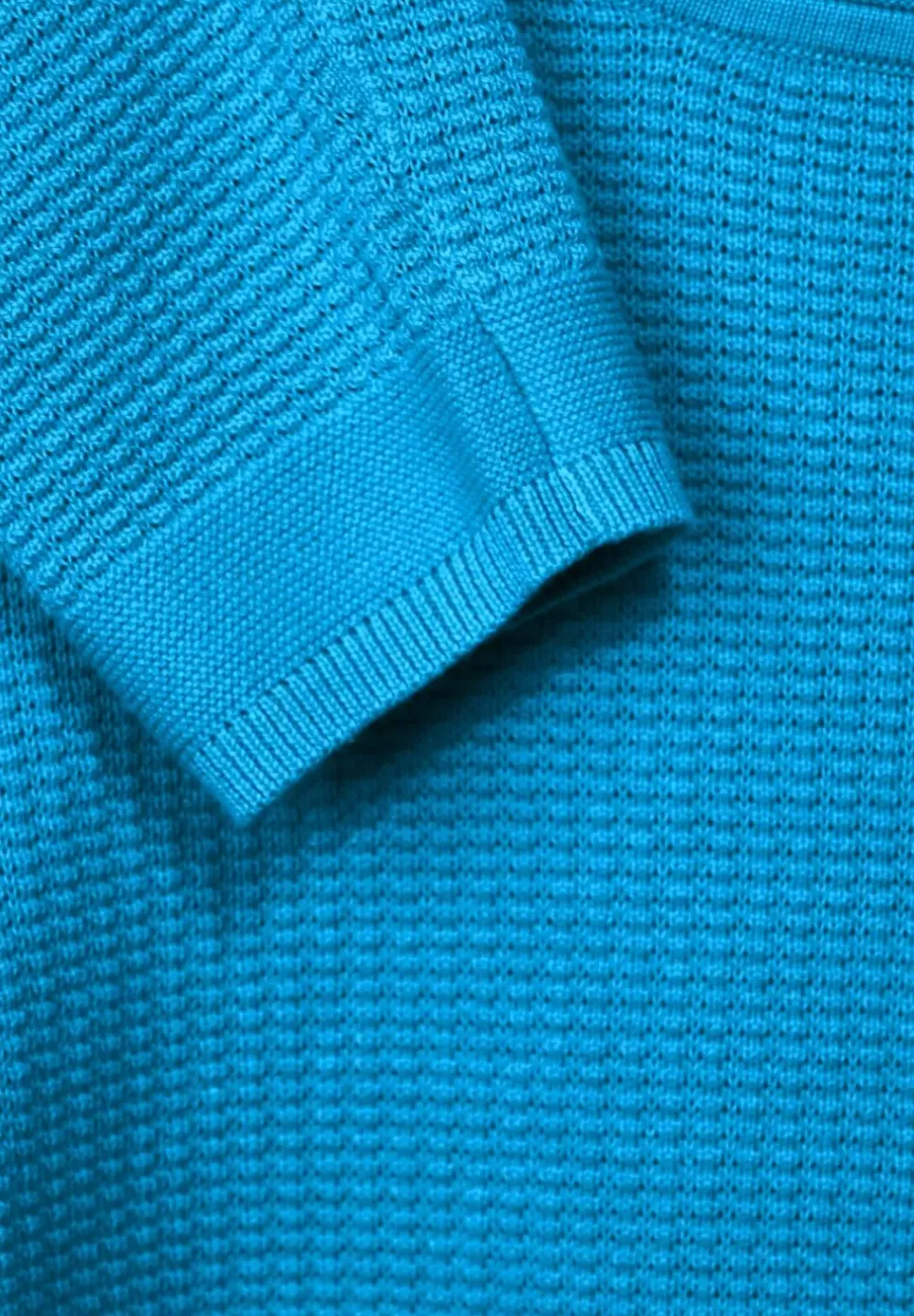 Basic Pullover Mit Struktur