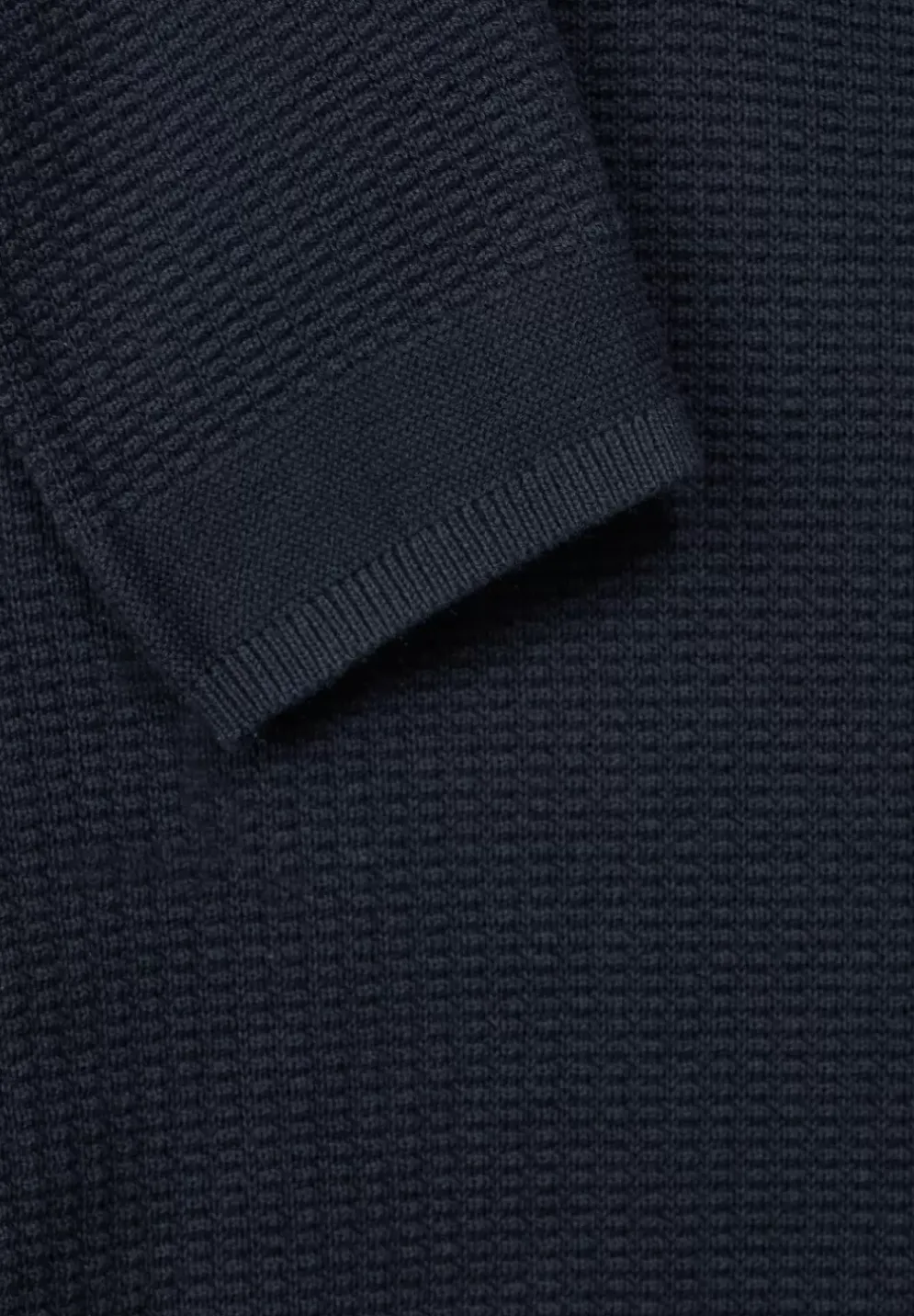 Basic Pullover Mit Struktur