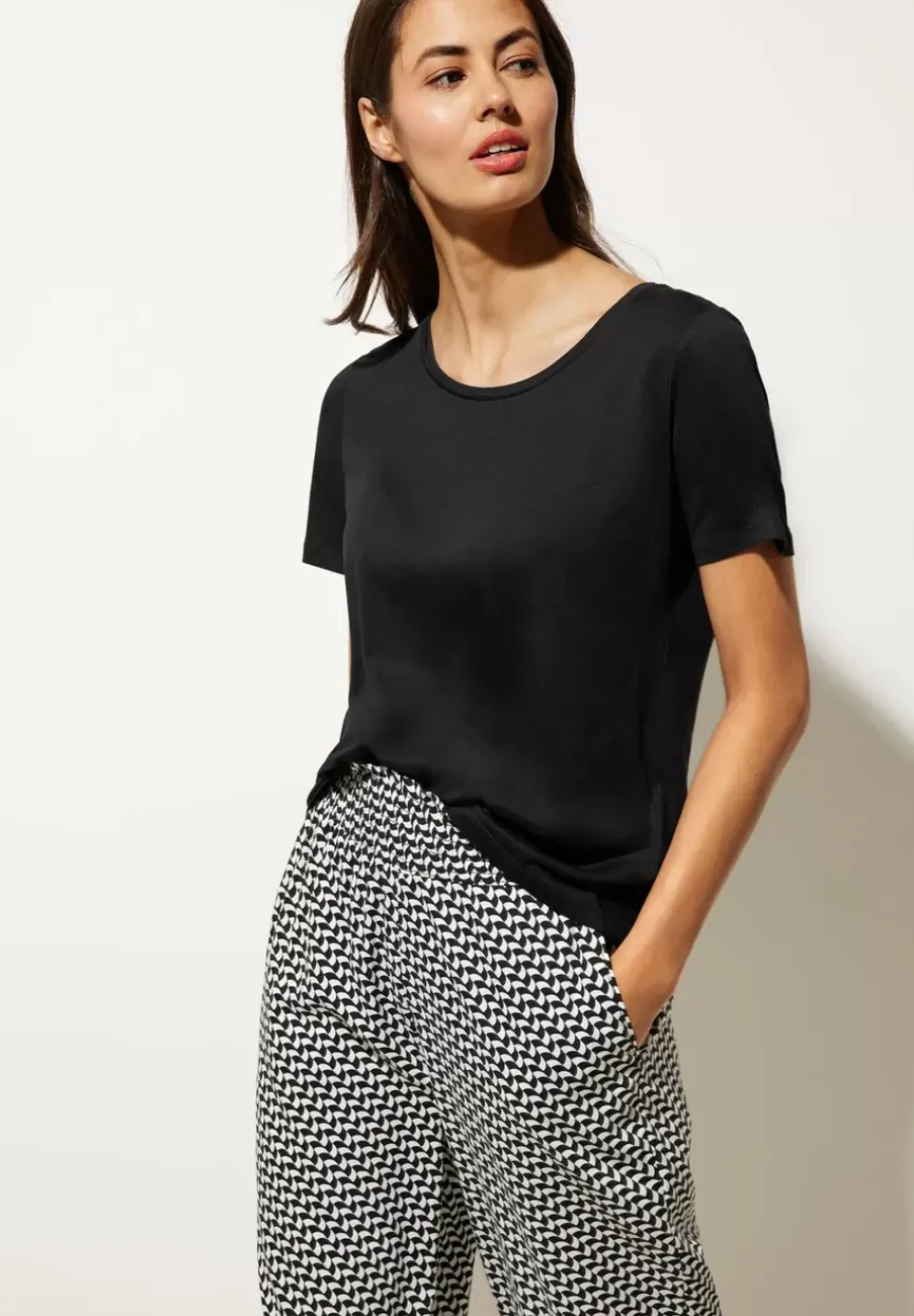 Basic Shirt In Unifarbe