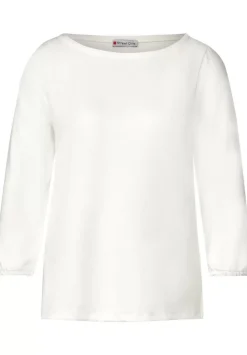 Basic Shirt Mit 3/4 Armel
