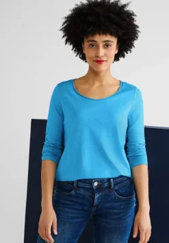 Basic Shirt Mit 3/4 Armel