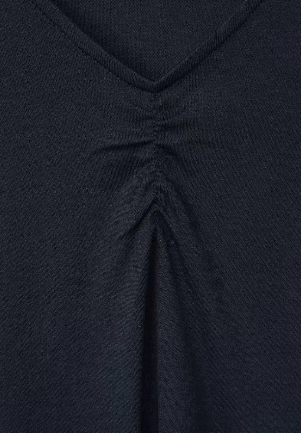 Basic Shirt Mit Raffungen