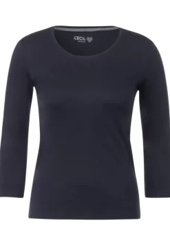 Basic Shirt Mit Rundhals