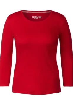 Basic Shirt Mit Rundhals