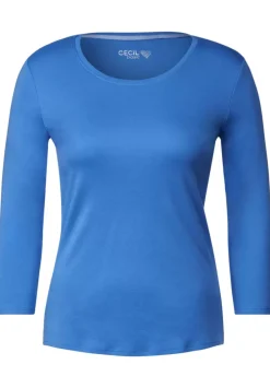 Basic Shirt Mit Rundhals