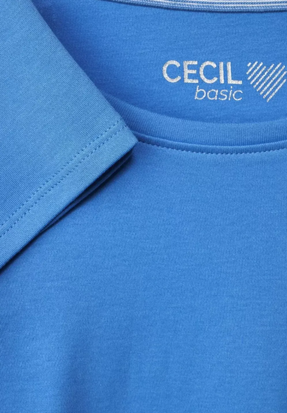 Basic Shirt Mit Rundhals