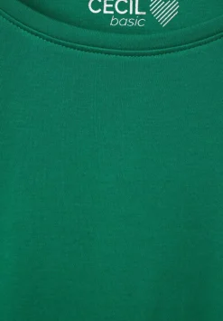 Basic Shirt Mit Rundhals
