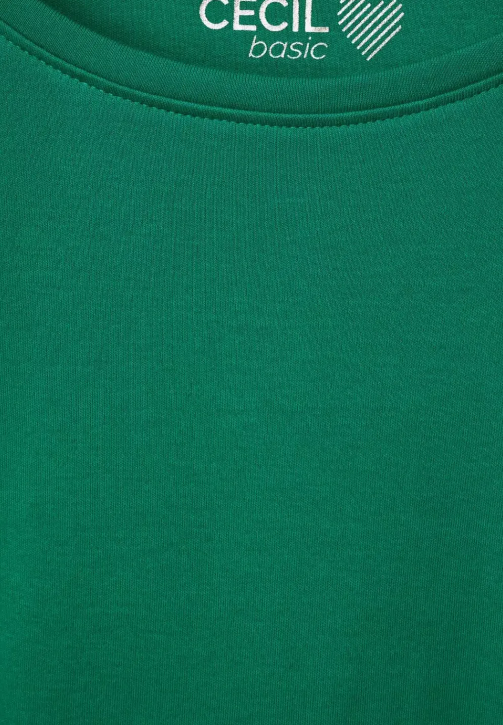 Basic Shirt Mit Rundhals