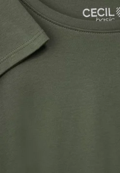 Basic Shirt Mit Rundhals