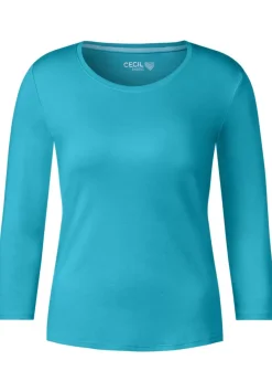 Basic Shirt Mit Rundhals
