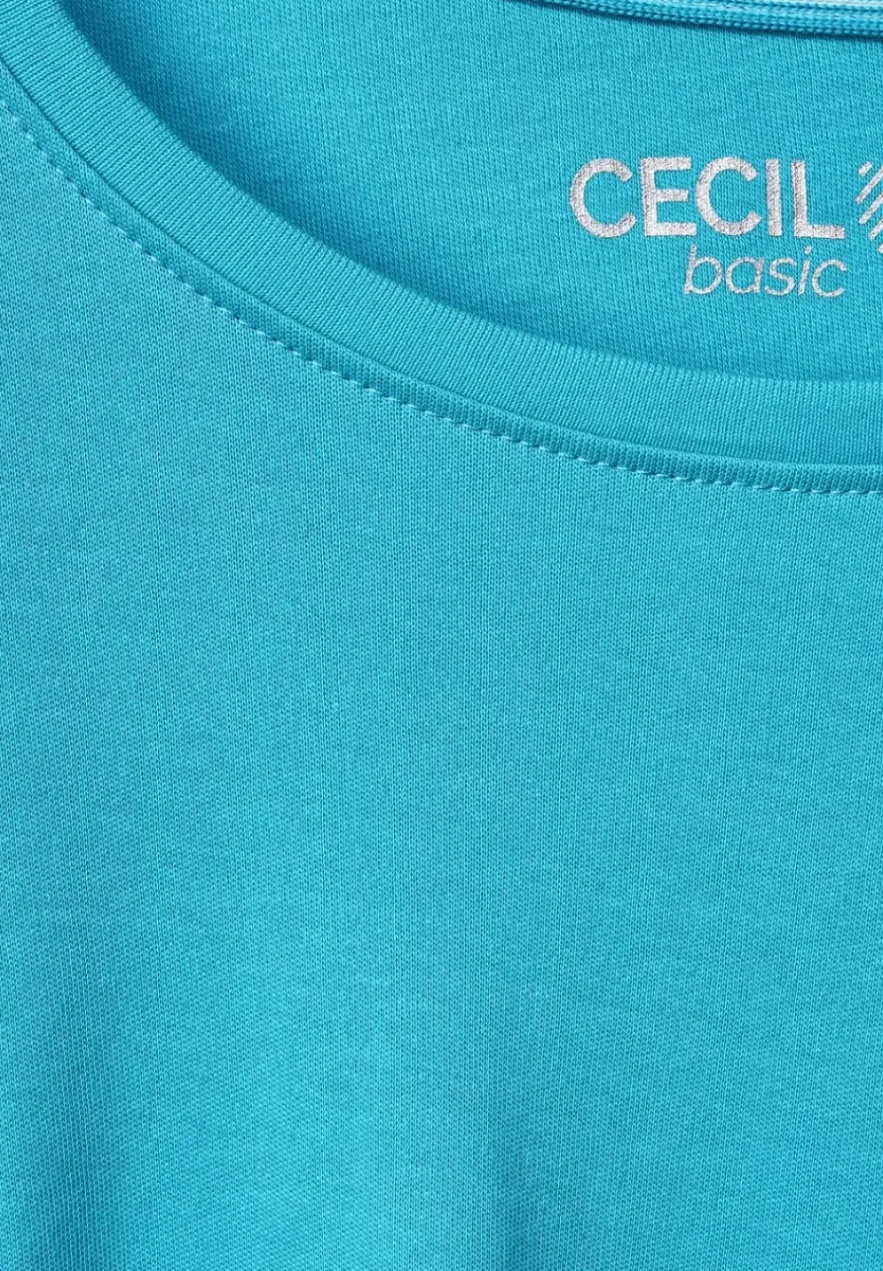 Basic Shirt Mit Rundhals