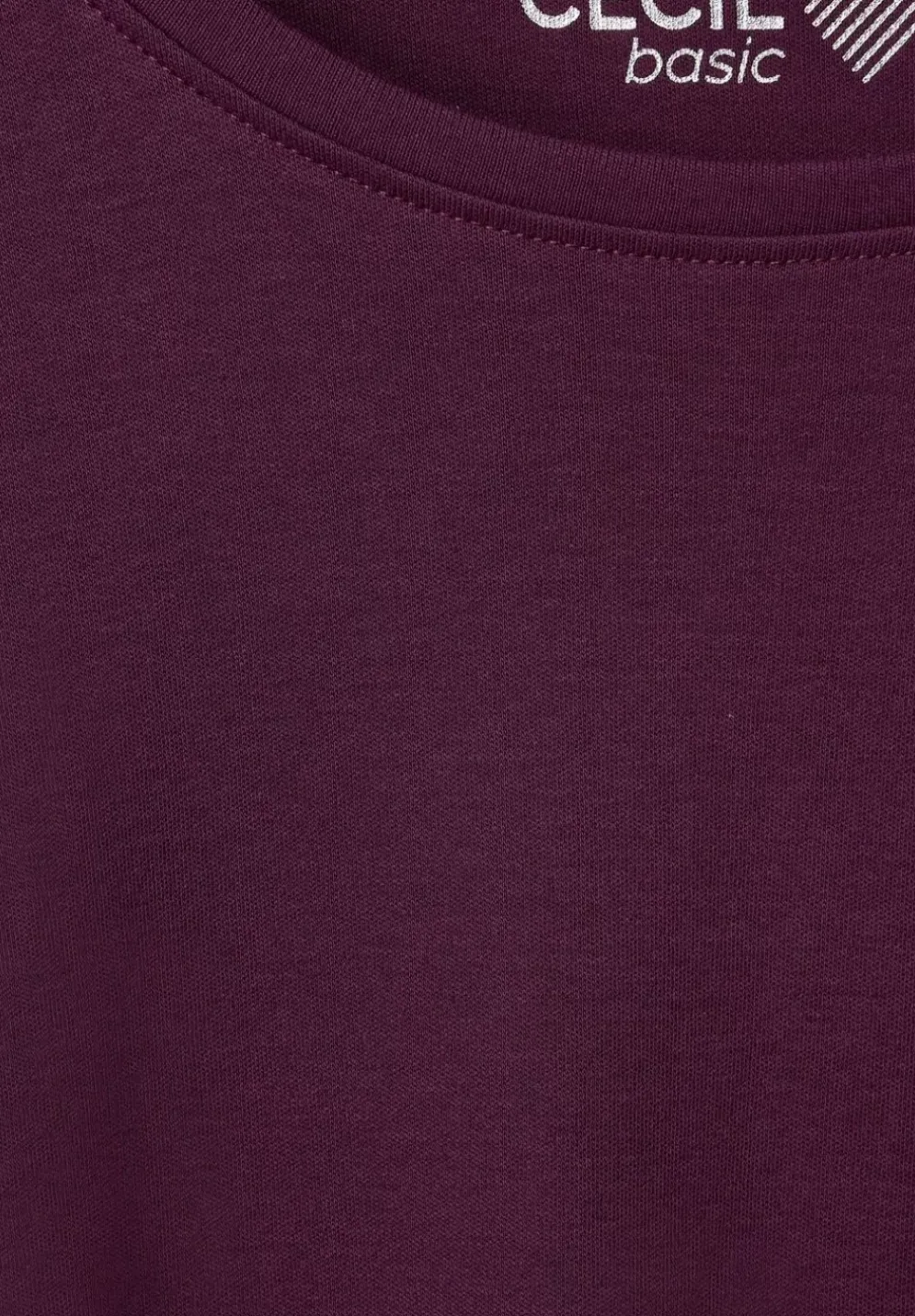 Basic Shirt Mit Rundhals
