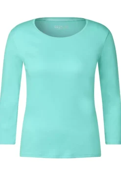 Basic Shirt Mit Rundhals