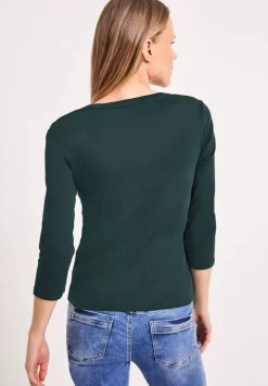 Basic Shirt Mit Rundhals