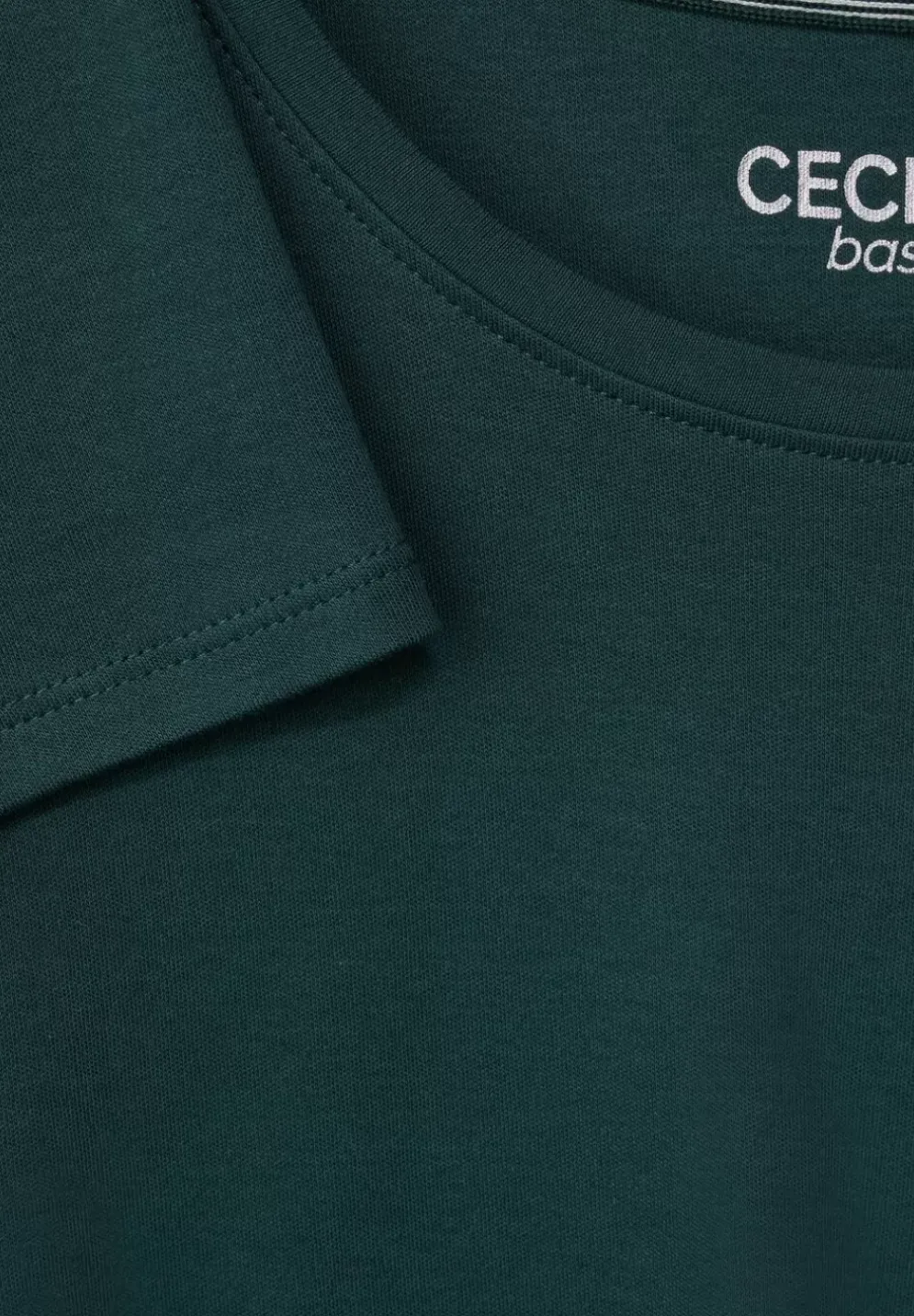 Basic Shirt Mit Rundhals