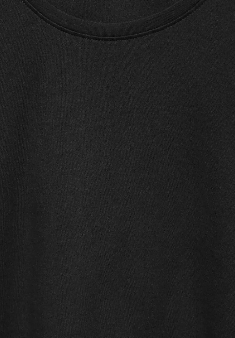 Basic Shirt Mit Rundhals