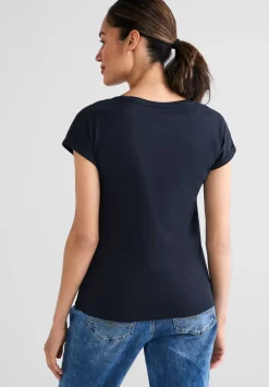 Basic Shirt Mit Steinchen