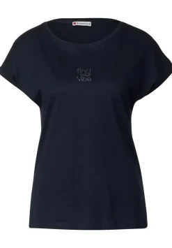 Basic Shirt Mit Steinchen