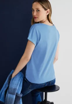 Basic Shirt Mit Steinchen