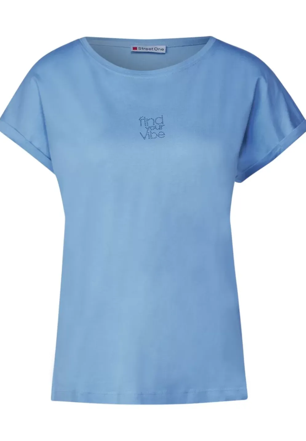 Basic Shirt Mit Steinchen