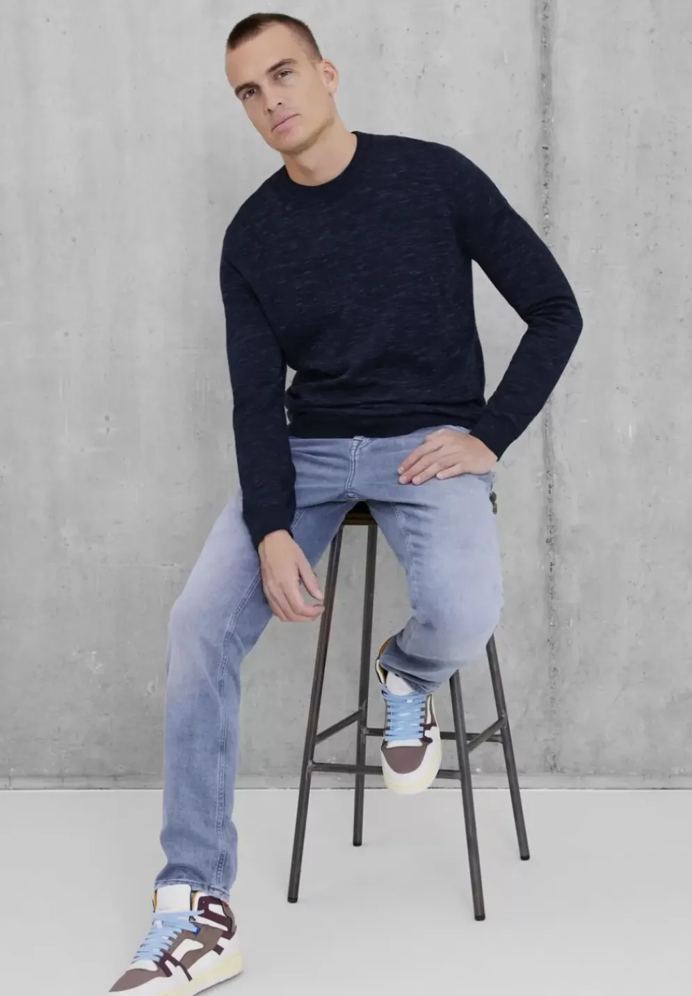 Basic Strickpullover